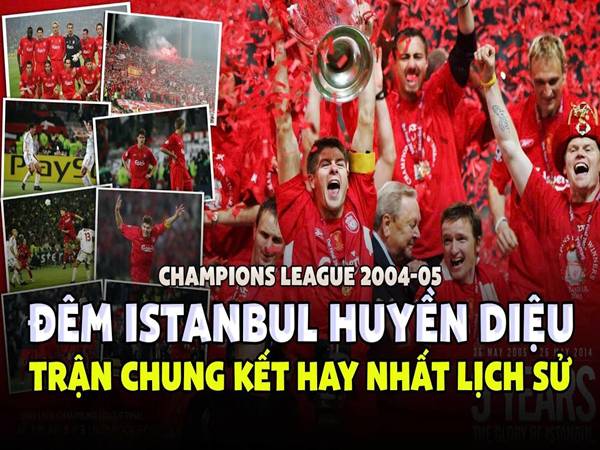 Trận đấu chung kết C1 2005: AC Milan 3-3 Liverpool (Liverpool thắng penalty)