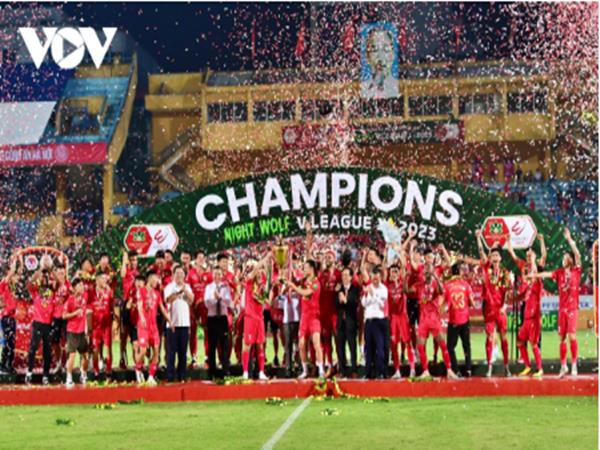 CAHN vô địch V-League mùa giải 2023