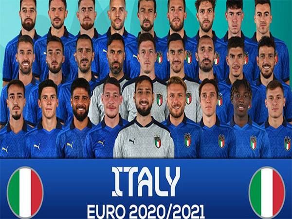 Thông tin đội hình Ý Euro 2021 và thành tích tại giải